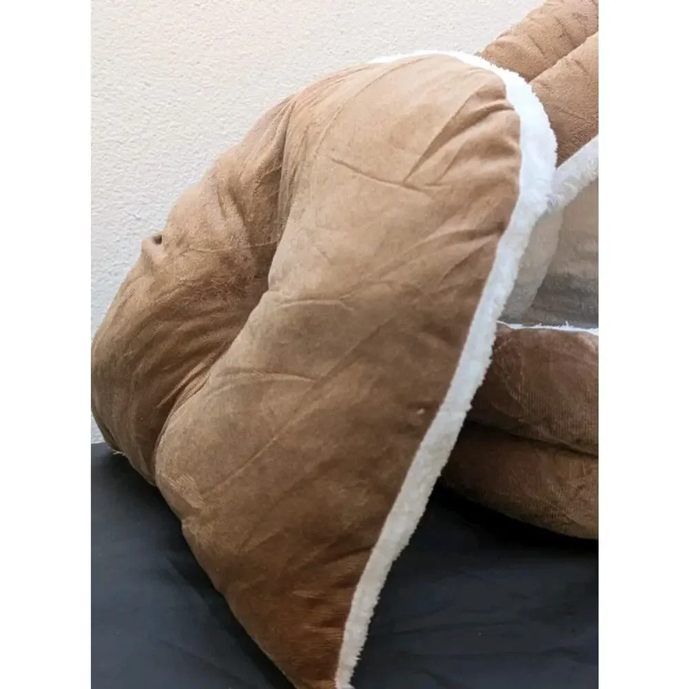 Quality Dog Bed Removable Washable Plush Thick Comfy Warm 15x14x12
